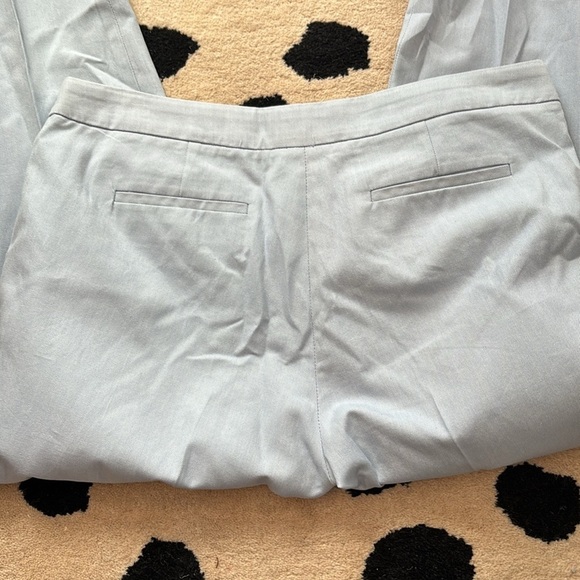 J Crew chambray flat front trousers size 8 - Picture 5 of 5